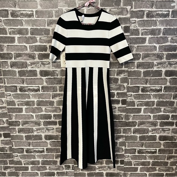 NWT ANTHROPOLOGIE Bailey 44 TORI STRIPED SWEATER DRESS - Picture 2 of 11